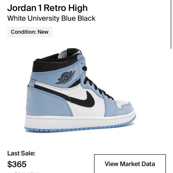 retro high white university blue black